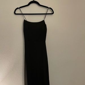 Black maxi dress